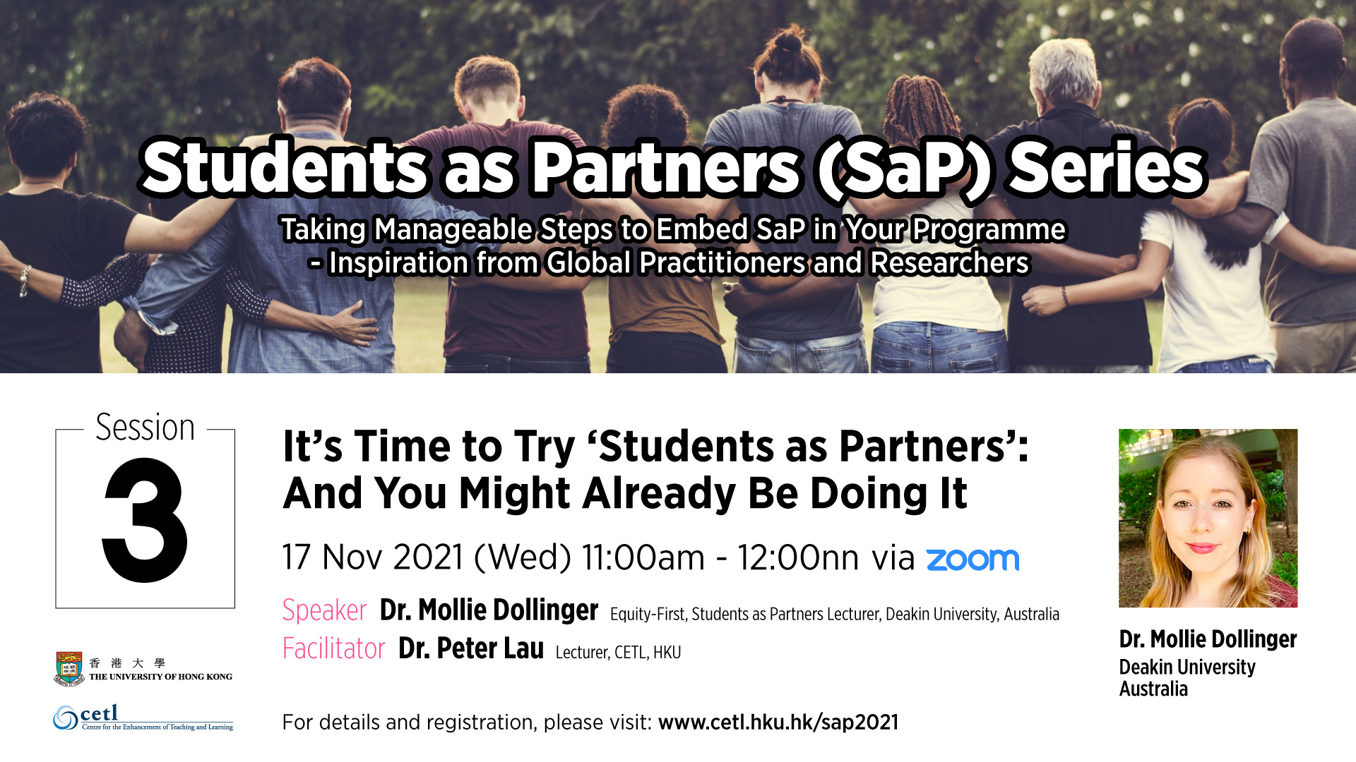Session 3: It’s Time to Try ‘Students as Partners’: And You Might Already Be Doing It