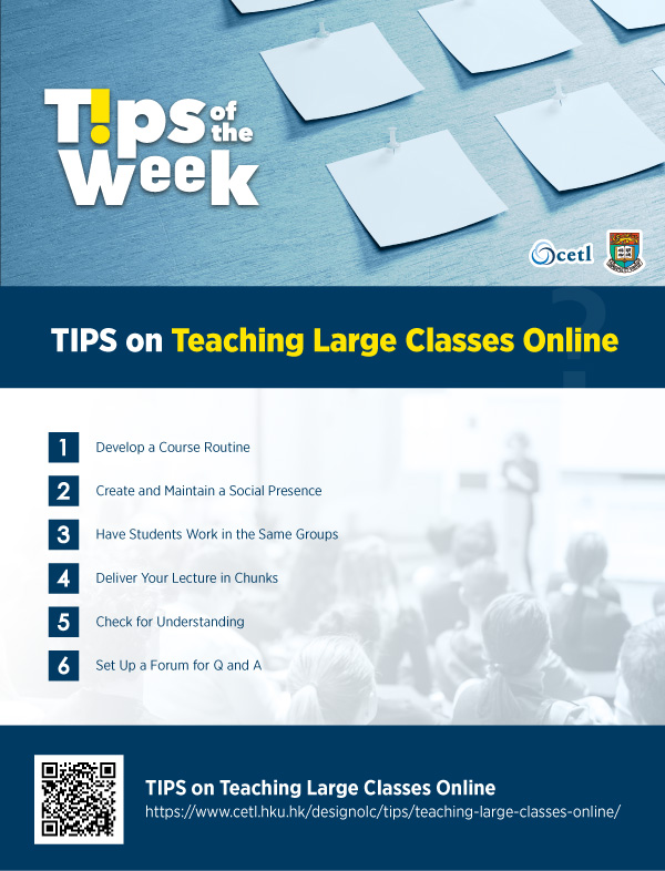 Teaching Large Classes Online