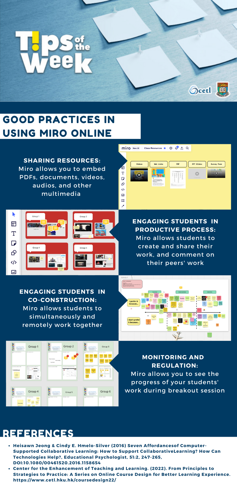 CETL Tips of the Week – Good Practices in Using Miro Online