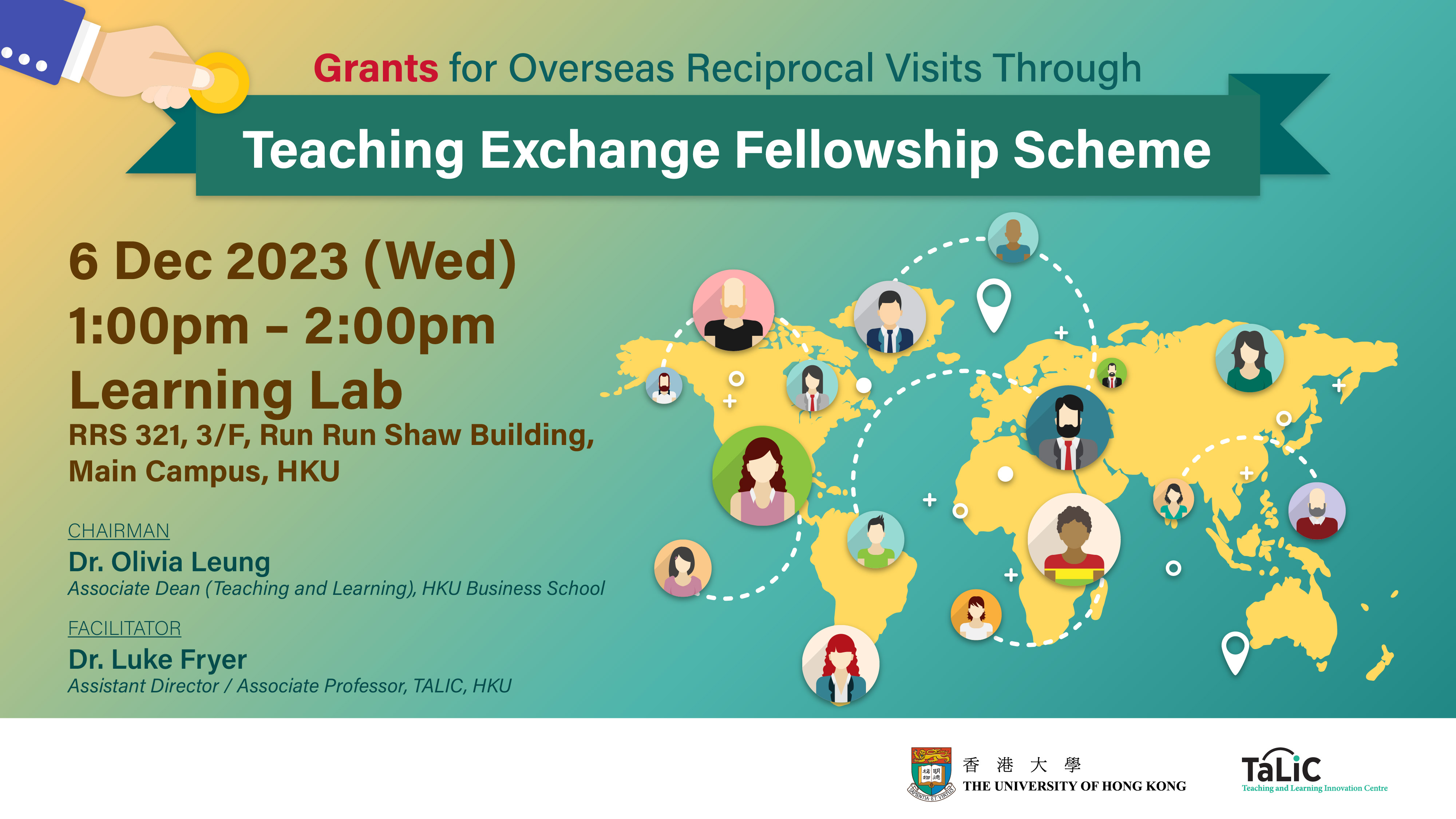 Teaching Exchange Fellowship Scheme Seminar 2023 – Grants for overseas reciprocal visits through 'Teaching Exchange Fellowship Scheme'