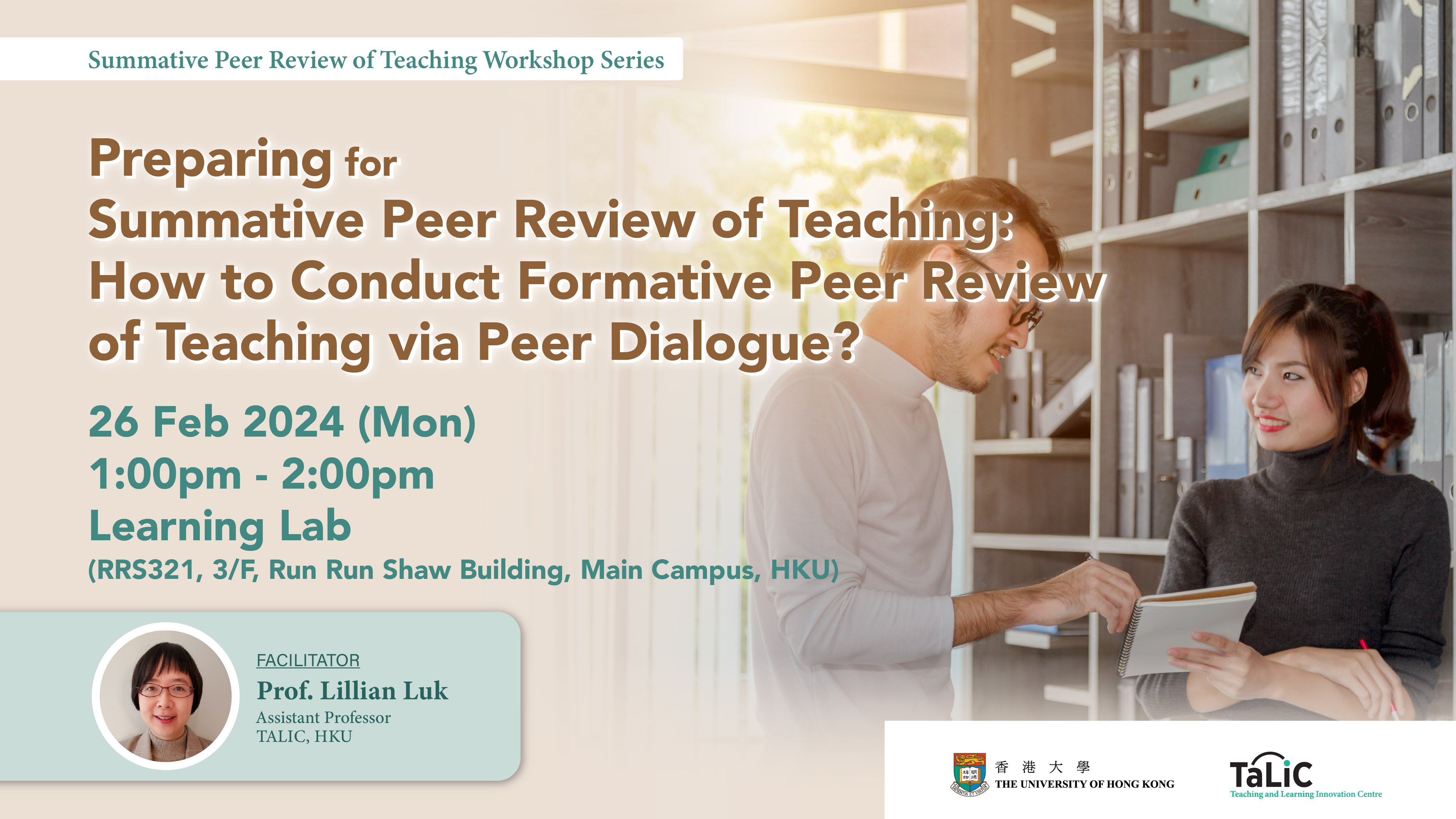 Preparing for Summative Peer Review of Teaching: How to Conduct Formative Peer Review of Teaching via Peer Dialogue?