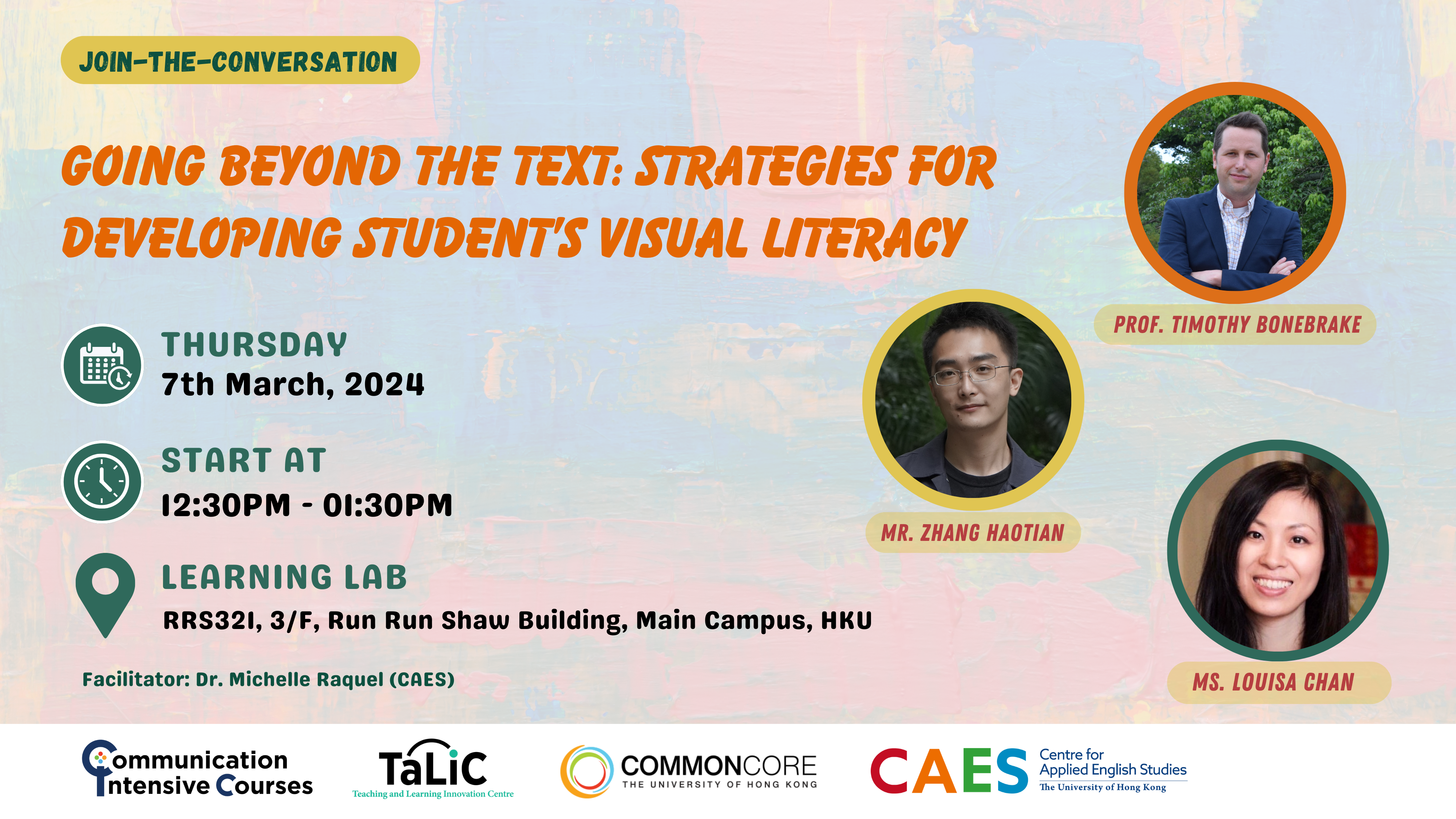 Join-the Conversation: Going beyond the text: Strategies for developing student’s visual literacy