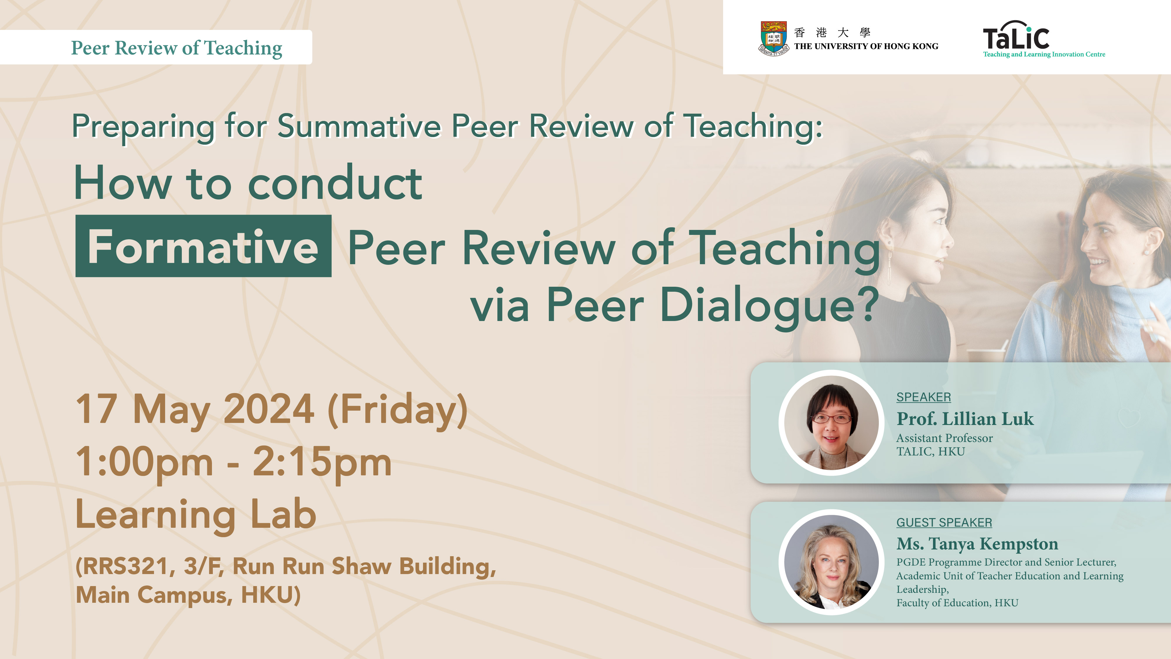 Preparing for Summative Peer Review of Teaching: How to Conduct Formative Peer Review of Teaching via Peer Dialogue?