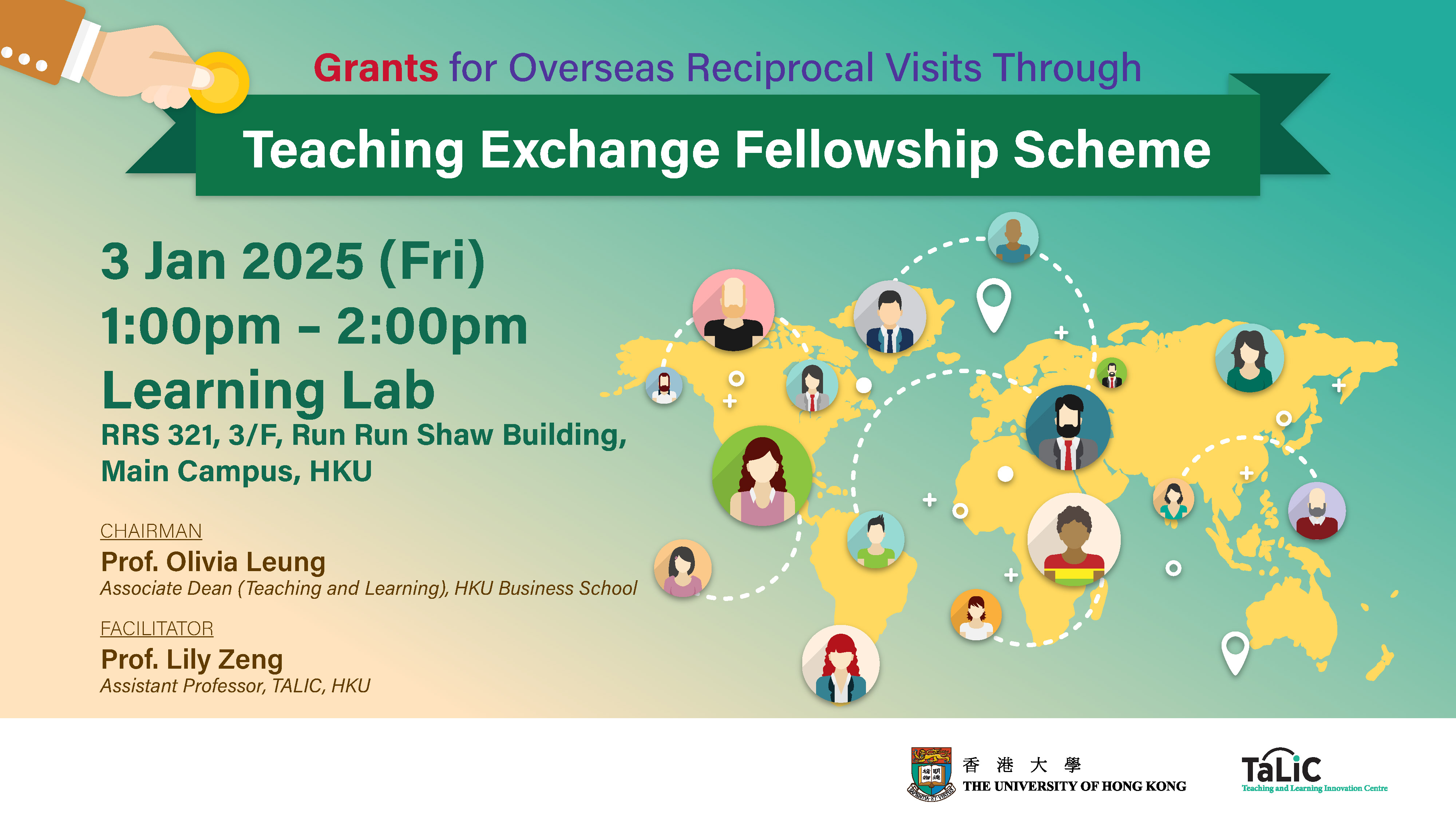 Teaching Exchange Fellowship Scheme Seminar – Grants for overseas reciprocal visits through 'Teaching Exchange Fellowship Scheme'