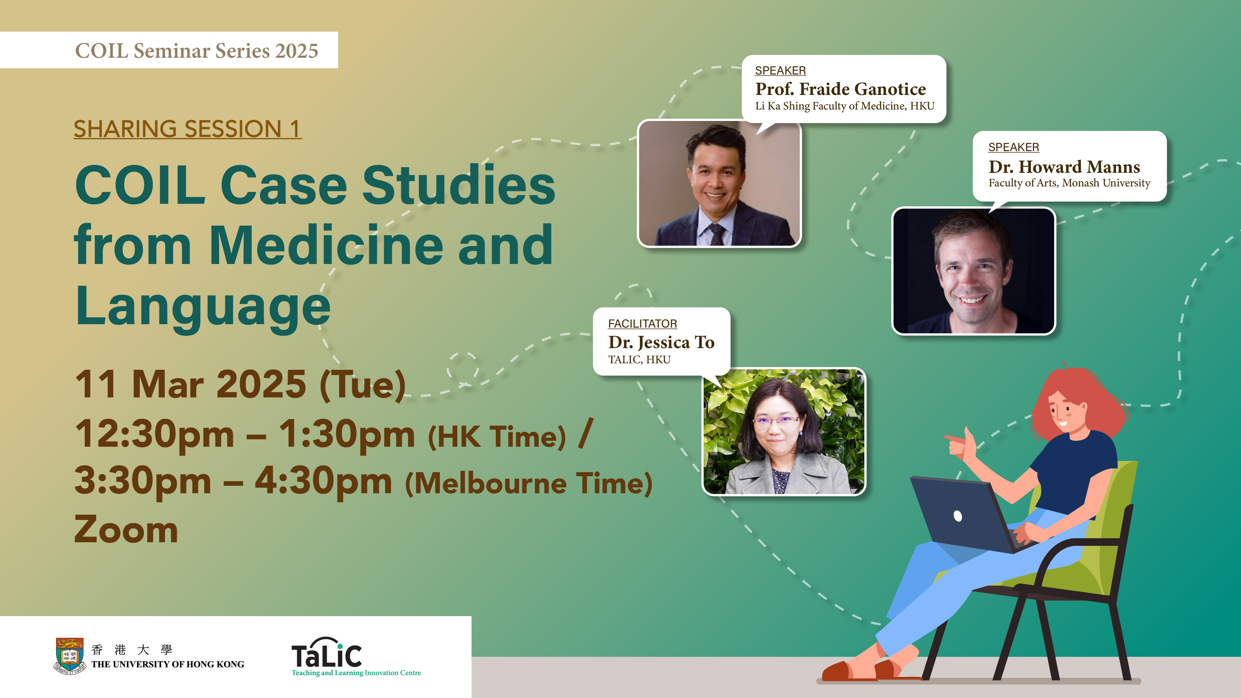 Sharing Session 1 - COIL Case Studies from Medicine and Language